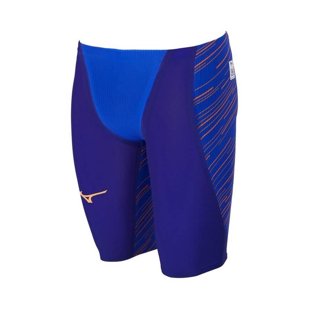 Mizuno Men's GX-Sonic III MR Jammer Swimsuit Royal/Orange (570002-YUK)